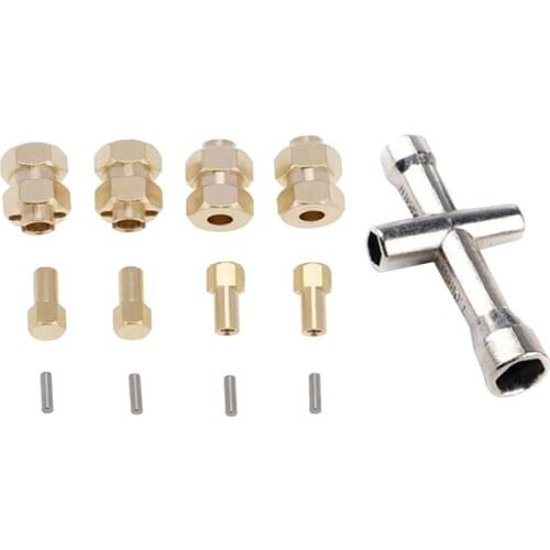 4x7mm Wheel Hex Hub Adapter Hex Hub Adapter Mount for Axial SCX24