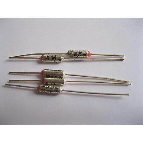 5 Pcs Microtemp Thermal Fuse 185C TF Cut-off 10A 250V