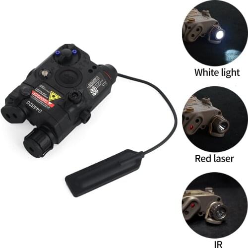 Airsoft LA5C UHP PEQ 15 Red Dot IR Laser Sight 270Lumens White LED Flashlight LA-5 PEQ15 Zero Reset Laser Pointer Weapon Light