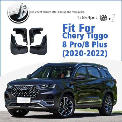 Mudguard For Chery Tiggo 8 Plus Chery Tiggo 8 Pro 2020-2021 Front Rear Mudflaps Mudguards Car Accessories Splash Guard Fender