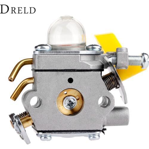 DRELD Carburetor Carb for HOMELITE RYOBI 25cc 26cc Line String Trimmer Backpack Blower Chainsaw Spare Parts Garden Tools Parts