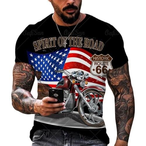 Europe And America Men’s Funny National Flag T-shirts 3d Hip Hop Shirt Print Mens Clothing Hip hop Fashion Streetwear