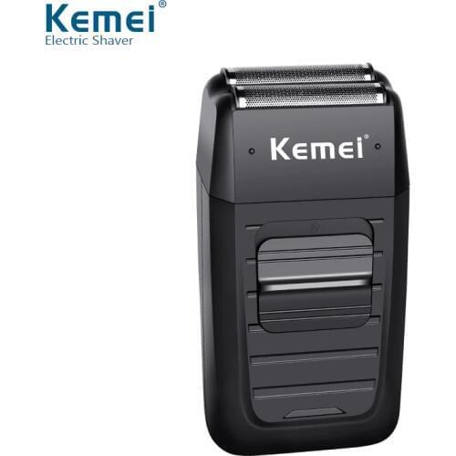 Kemei KM-1102 Electric Shaver for Men Twin Blade Reciprocating Beard Razor Face Care Multifunction Strong Trimme