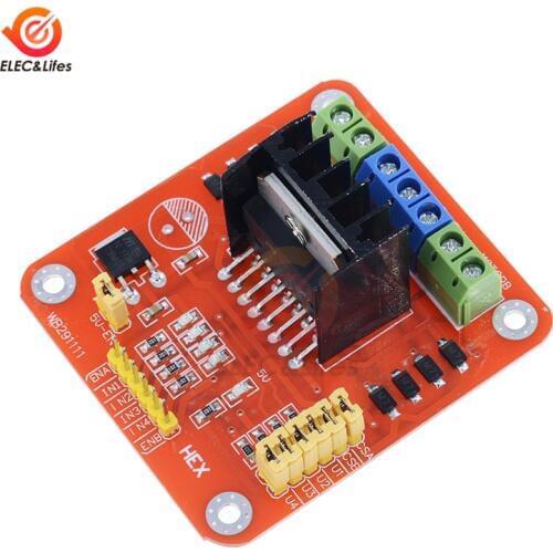 L298N DC Motor Driver Module Dual H Bridge chip Driver Module Stepper Motor Driver Board for Arduino PIC AVR
