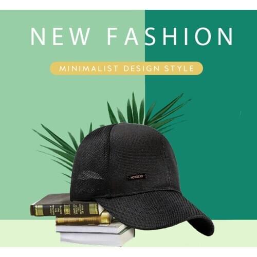 New Hollow Design Womens Baseball Cap Fashion Men Camouflage Sun Hat Letter Embroidery Breathable Adjustable Mesh Cap Wholesale