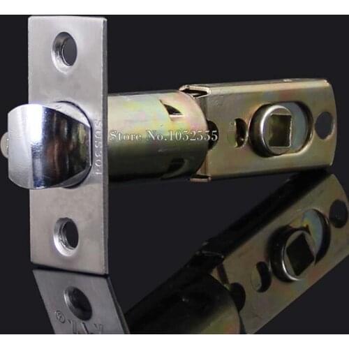 Brand New 2 Pieces Zinc Alloy Adjustable Door Lock Tongue 60-70mm Three-bar Lock Tongue Door Lock Repair Parts