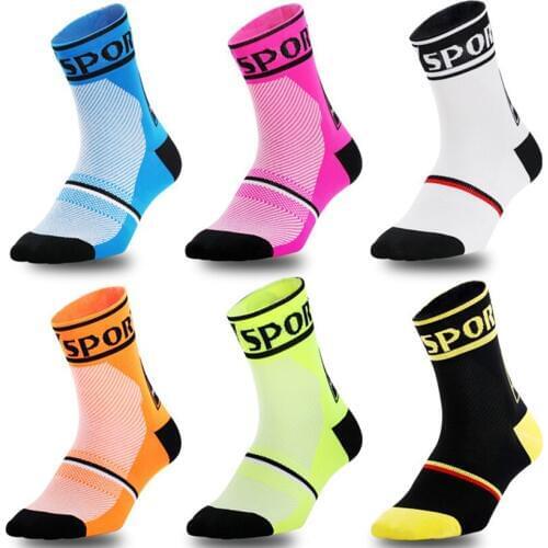 Professional Brand Cycling Sport Sock for men and women Protect Feet Breathable Wicking Cycling socks Bicycles Running Socks
