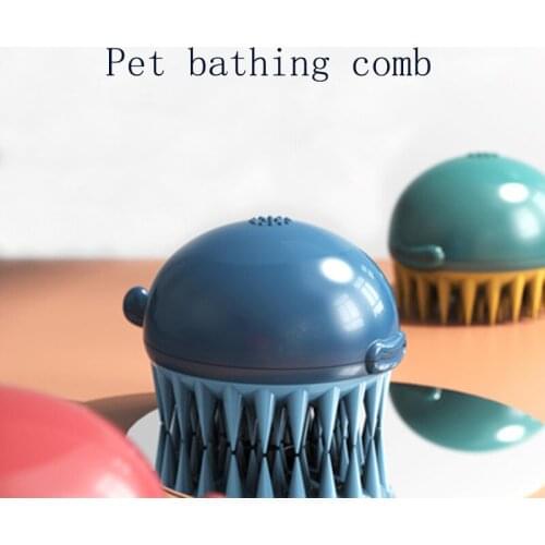 Dog Cat Pet Bathing Comb Grooming Tools Massage Hair Removal Comb Brushes Clean Pet Trimmer For Matted Long Hair Cat Accessories
