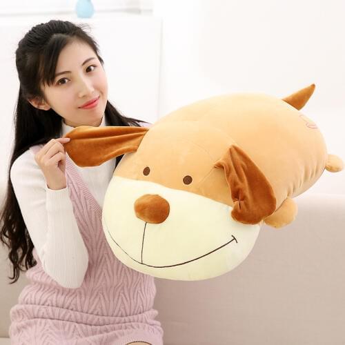 35cm 45cm 60cm super soft sleepy dog toy pillow,bolster stuffed toys, new bread dog doll pillow, girls birthday gift wholesale