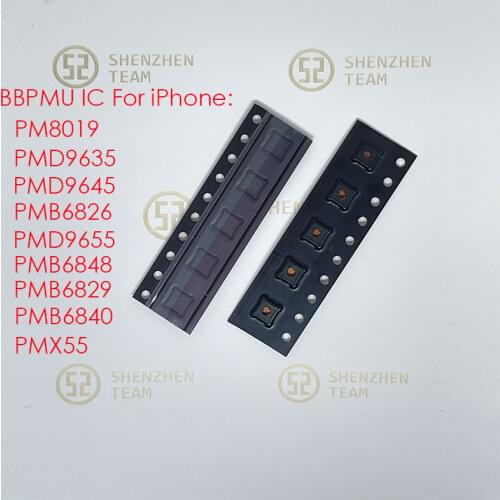 SZteam 100% Original New PM8019 PMD9645 PMD9655 PMB6826 PMB6840 PMX55 BBPMU_RF baseband power IC for 6 7 8 X 11 12 XS XR XSMAX
