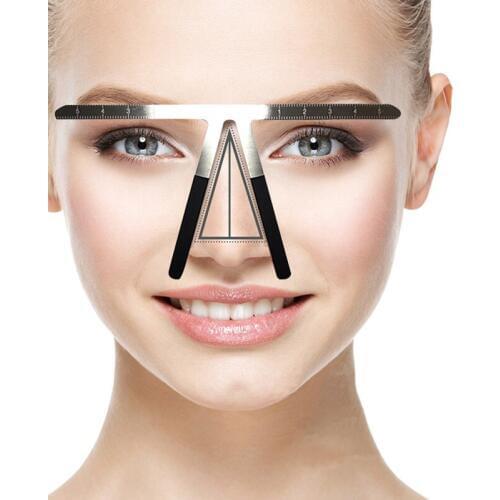 Tattoo Eyebrow Ruler Permanent Makeup Location Extend Shaping Stencil Beauty Eyebrow DIY Balance Ruler Tattoo Stencil Template