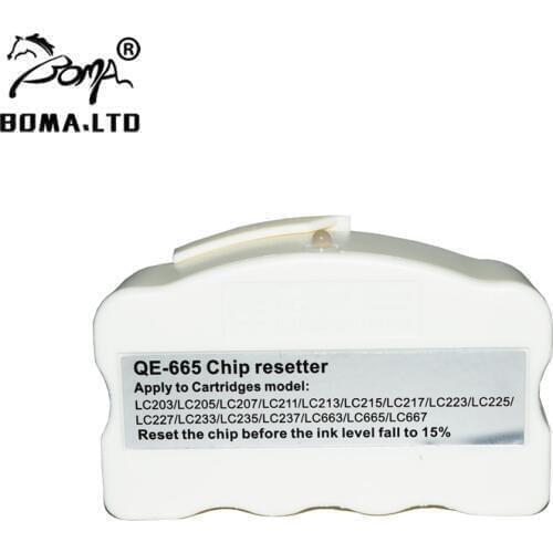 LC663 LC665 LC669 Original Cartridge Chip Resetter For Brother MFC-J2720 MFC-J2720DW MFC-J2320DW MFC-J2320 J2320 J2720 QE-665