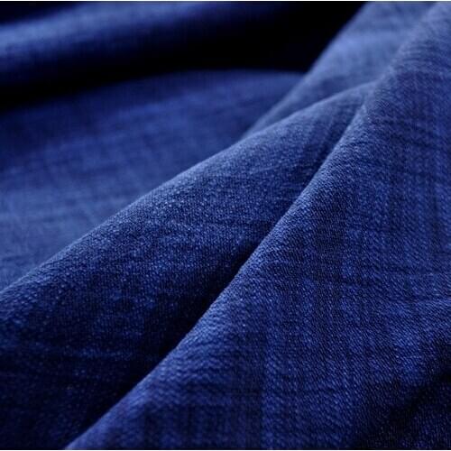 Quality Human cotton flax fabric Handmade dyeing plant tissu High-end DIY Skirts, trousers, clothes material