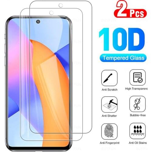 2Pcs Full Cover Tempered Glass For Honor 9X 10X Lite Screen Protective For Honor 9 A S C 9A 9S 9C 10i Premium Film