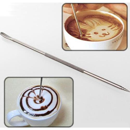 1pcs Cappuccino Espresso Coffee Decorating Latte Art Pen Tamper Needle Creative High Quality