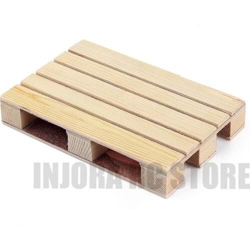 1PCS RC Crawler Decor Accessories 120*80mm Forklift Wooden Pallet for TRX-4 TRX4 Traxxas Axial SCX10 90046 Tamiya CC01 D90 D110