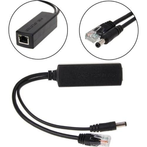 10/100M IEEE802.3at/af Power Over Ethernet PoE Splitter Adapter For IP Camera