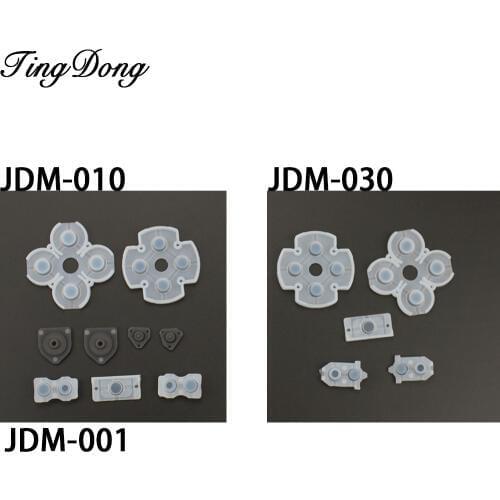 100 Set for Sony Playstation 4 PS4 Controller Conductive Silicone Rubber Pads for Dualshock 4 Buttons Repair Replacement Part