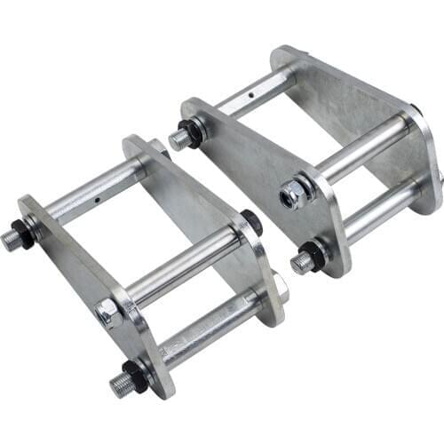 2 Pcs High quality Extended Shackles For Toyota Landcruiser 73 75 40 60 Lift kit