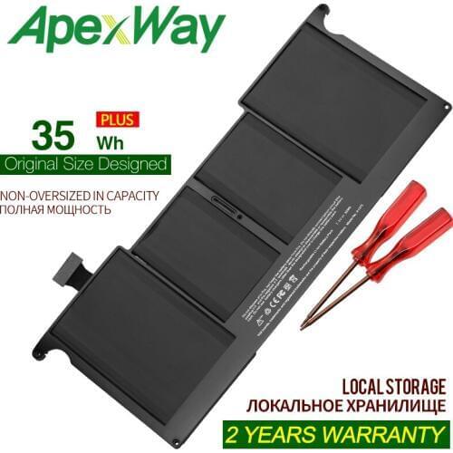 ApexWay 7.3V 35Wh For Apple Laptop Battery A1375 For MacBook Air 11" A1370 2010 PRODUCTION