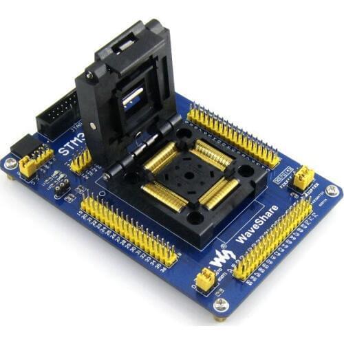 Free Shipping! 1pc STM32 Programming socket burning socket Test Block STM32F STM32L QFP144
