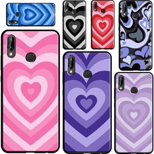 Latte Love Coffee Heart Brown Case For Huawei P30 Lite P40 P20 Pro Mate 20 Lite P Smart Z 2019 2021 Nova 5T Cover Shell