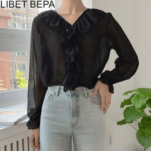 Блузки в горошек Colorfaith China At AliExpress