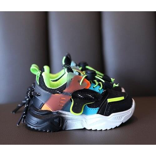 Toddler Baby Fashion Sport Shoes for Girls Boys Colorful Sneakers Baby Soft Bottom Breathable Outdoor Kids Shoes for 1-6 Years