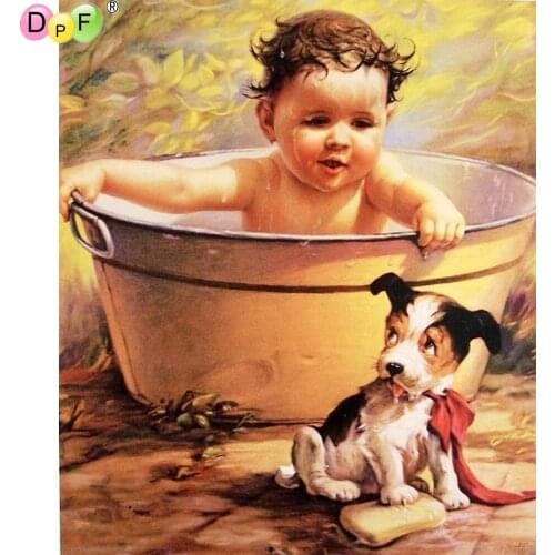 DPF 5D Round/Square full Diamond Painting Cross Stitch Child Crafts Diamond Embroidery Mosaic Needlework kits Home Decor