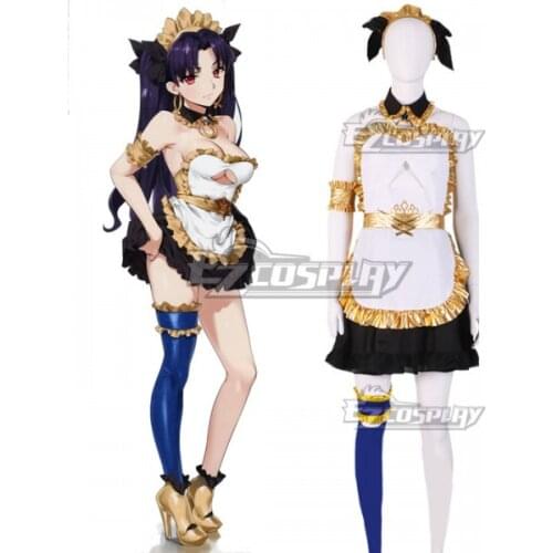 Fate Grand Order Archer Ishtar Maid Wear Dress Girls Party Lolita Halloween Dress Suit Festival Cosplay Costume E001