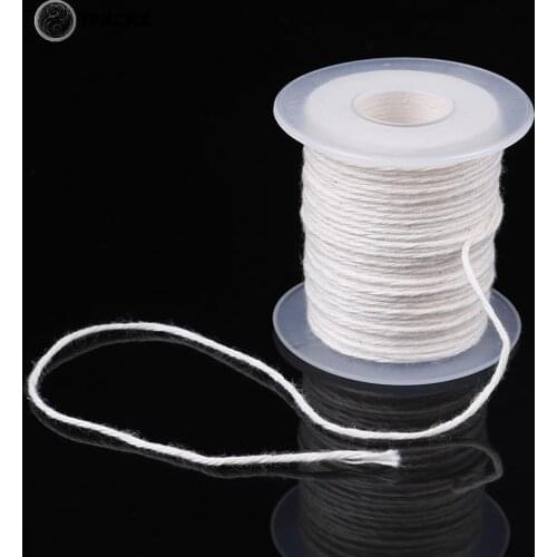 61M White Candle Wick Cotton Candle Woven Wick For Candle DIY And Candle Making