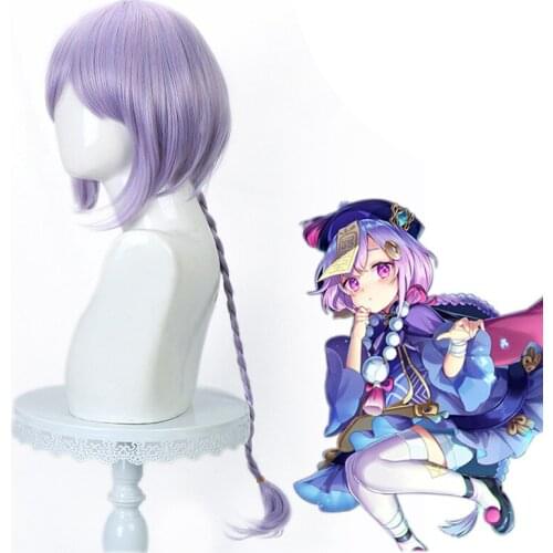 Game Genshin Impact Cosplay Halloween Qiqi Cosplay WigGenshin Impact Qiqi Cosplay Hair