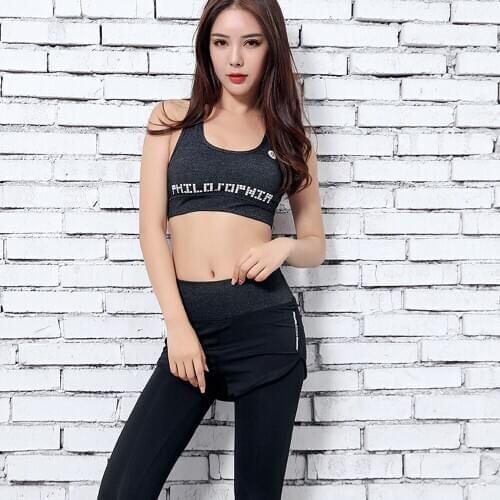5 Piece Set Outdoor Running Yoga Wear High Waist Pants + Shorts + Bra + T-Shirt + Jacket Women Sportswear Yoga Wear Fitness Wear