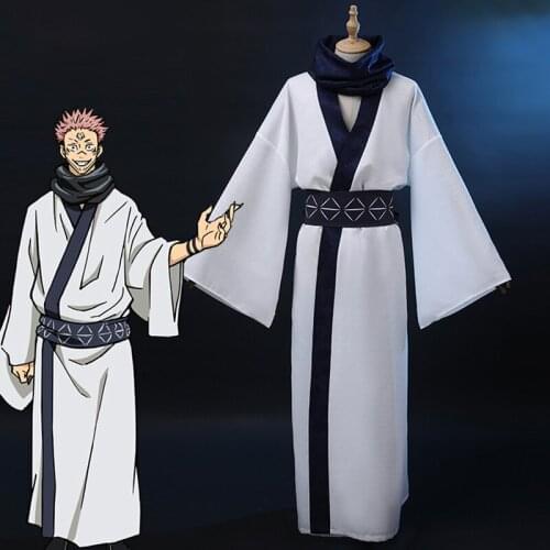 Anime Jujutsu Kaisen Ryomen Sukuna Cosplay Costume Japanese Kimono Fancy Suit Outfits Halloween Carnival Uniforms Custom Made