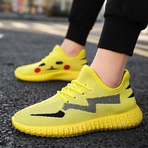 Mens Mixed Colors Lace Up Flats Sneakers Sport Shoes Casual Cute Breathable Shoes Korean Styles 3Colors New