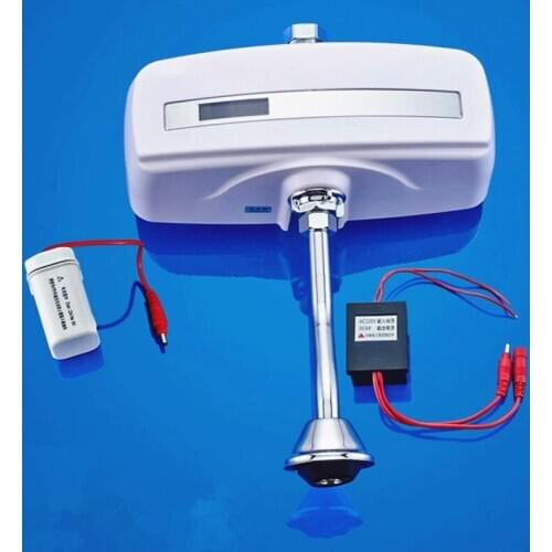 DC/AC Toilet Urinal flush valve with manual button,wall mounted Automatic sensor urinals flusher,Toilet induction Urinals