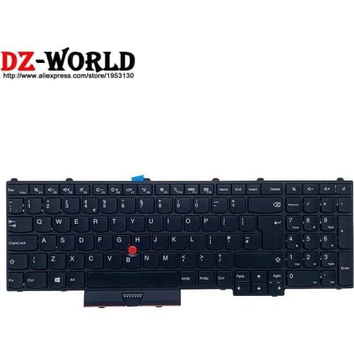 New Original UK English Keyboard for Lenovo Thinkpad P50 P70 P71 P51 Laptop 00PA358 00PA276