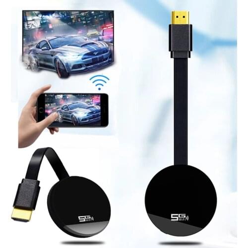 New 1080p TV Stick 5G Full Wireless Adapter Hdmi-compatible For Ios/android Wifi Display Receiver Display Dongle for Google home