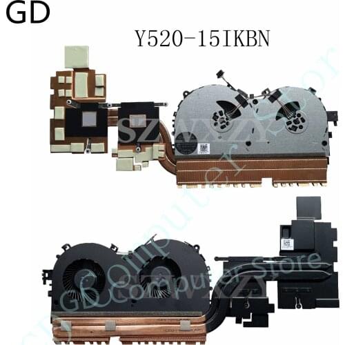 GD NEW Original For Lenovo Legion Y520-15IKBM Y520-15IKBN Laptop Cooler Fan Heatsink Full Tested Fast Shipping