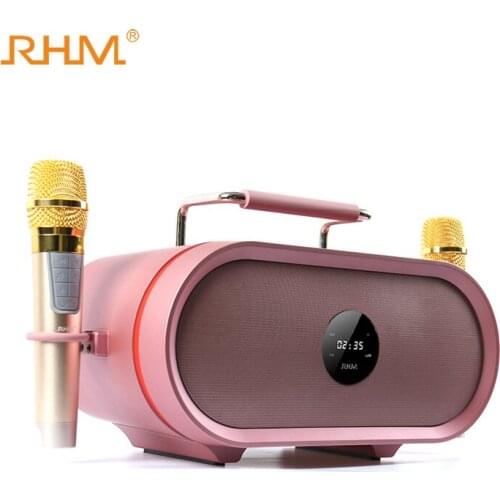 Mic Priority Outdoor Portable karaoke party speaker with wireless microphone Rechargeable
