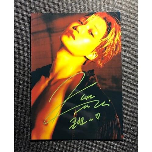 Hand signed SuperM KAI autographed photo EXO 5*7 092019N6