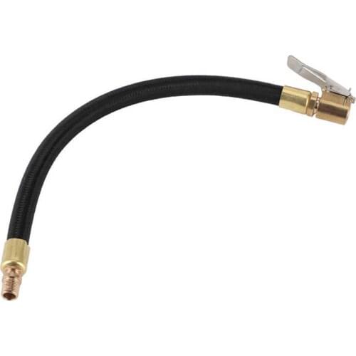 Tire Inflator Chuck Flexible Tire Pump Connector Durable Tire Valve Extension Tube Tire Inflator Extension Tube for Motorbikes
