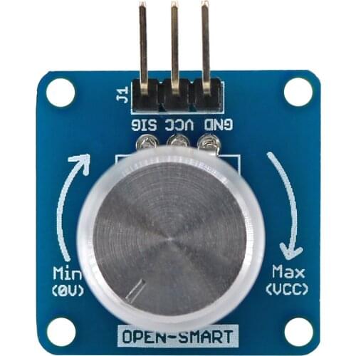 High Sensitivity Rotary Angle Sensor Adjustable Volume Control Potentiometer Knob Switch module White For Arduino