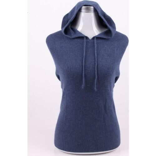 100% goat cashmere women lace hooded pullover sweatshirts coat EUsize S/90-5XL/125 retail wholesale