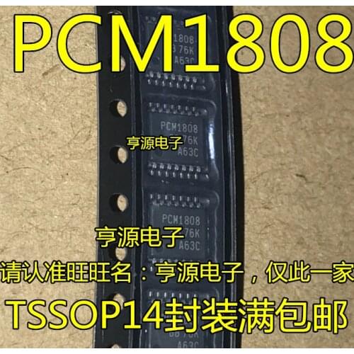 100% New&original In Stock 5pcs/lot PCM1808PWR PCM1808 TSSOP-14