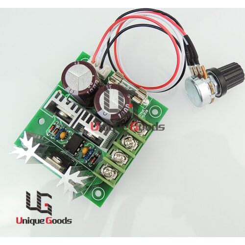 12v 24v 36v 10A PWM DC Motor Speed Control Adjustable Driver