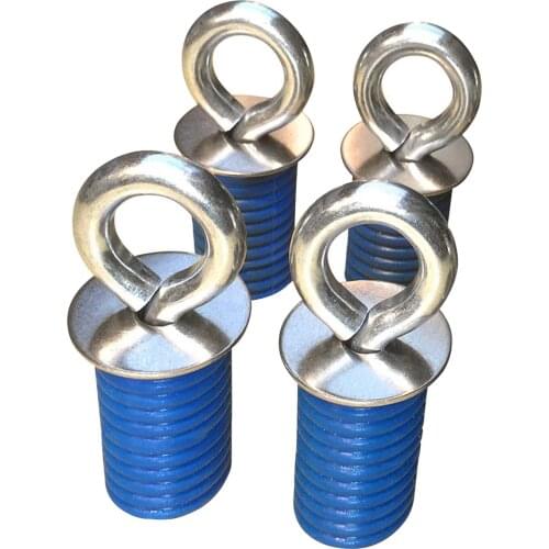 4-Pack Anchors Tie Down Fit for Polaris RZR Lock and Ride ATV Sportsman ACE Do Not Fit Ranger Accessories Parts
