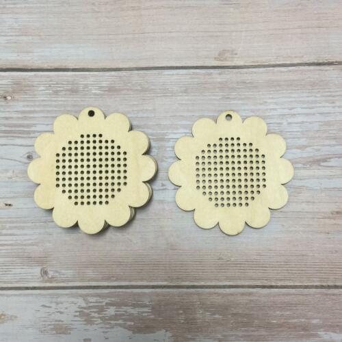 50pcs laser cut flower flower embellishment wood embellishment craft cross stitch