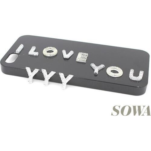 Free Shipping Hot sale 24pcs Clear Y Letter/Alphabet Flat Back Resin Beads,Resin Cartoon For DIY Decoration