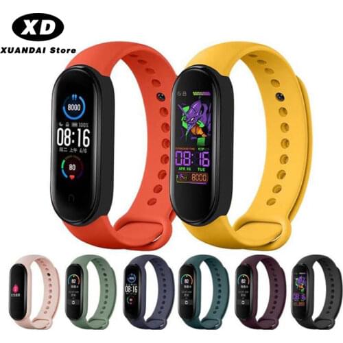 Wristband For xiaomi mi band 6 Strap Silicone Bracelet Miband 5 NFC Sport Strap For Amazfit Band 5 Miband 5 Replacement Strap